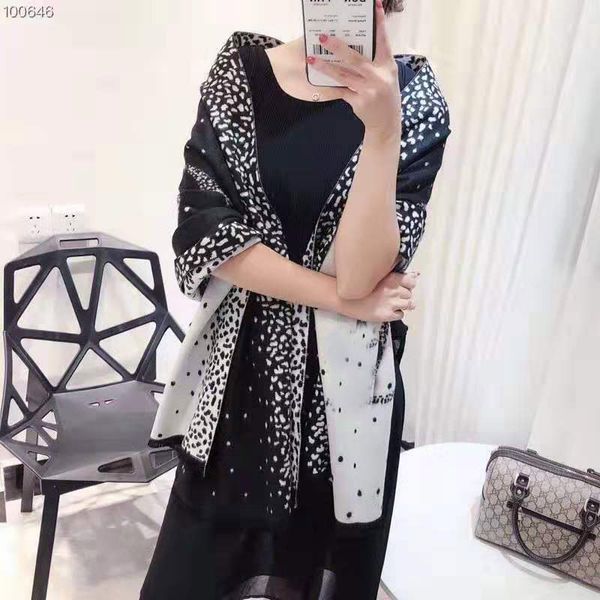 

2019 cashmere scarf women silk scarves fashion autumn winter warm print cotton black shawl factory wholesale direct sales, Blue;gray