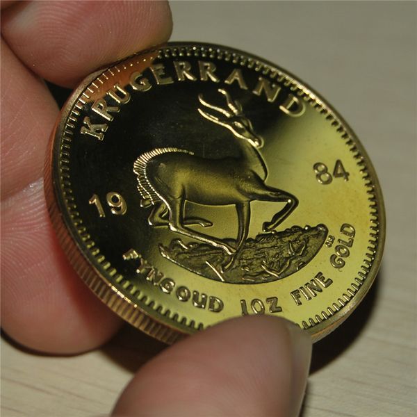 

бесплатная доставка 20pcs/много,1984 южная африка крюгерранд 1 унция золото пруф копия монеты