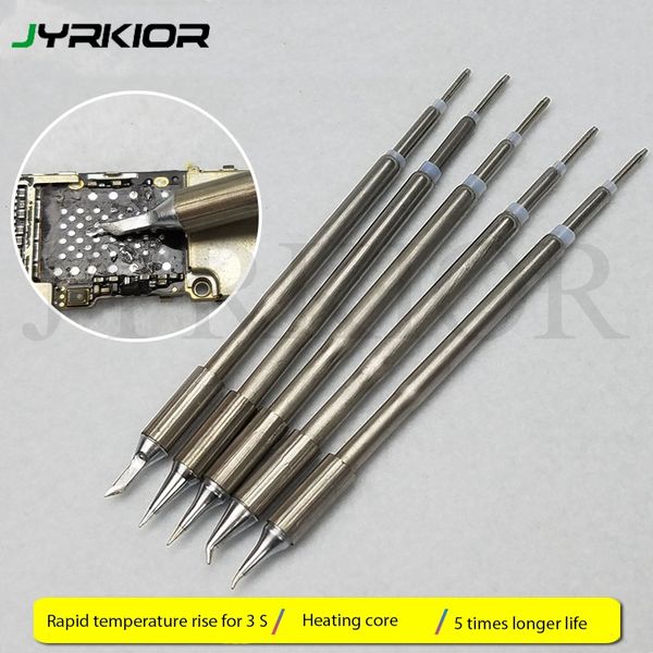 

jyrkior оригинальный электрический паяльник сварочные наконечники для t12-11 цифровой бессвинцовой паяльной станции замена сварочного сопла