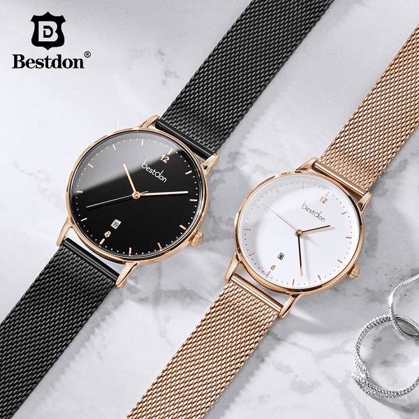 

on men watch fashion casual dress waterproof women watches stainless steel quartz couple relogio masculino 201, Slivery;brown
