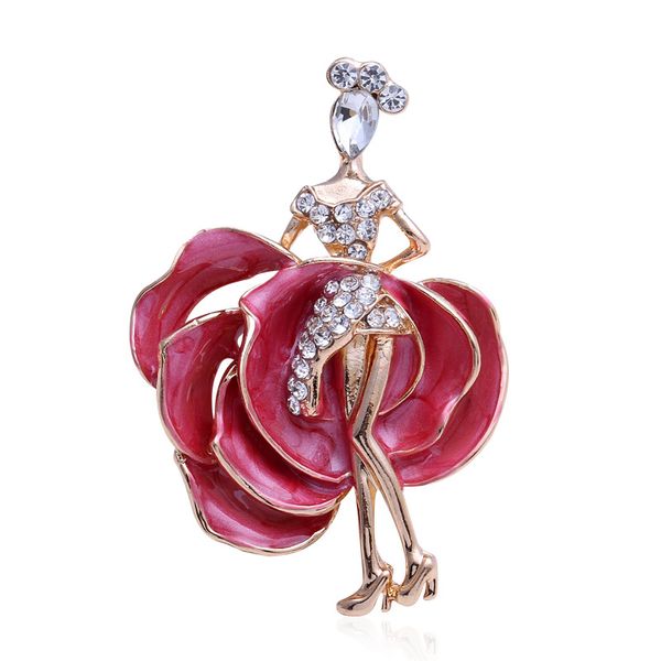 

zhang korean version of high-end dancing girls clothing accessories popular pin banquet ceremony to commemorate, Gray