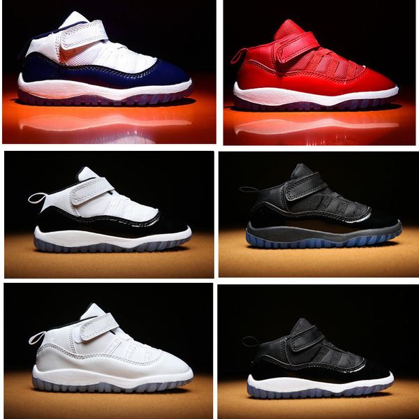 

11s shoes baby new born midnight navy gym red infant sneaker boys gamma blue concord crib shoes kids basketball shoes toddler trainer