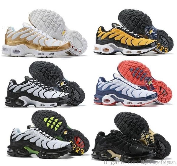 

tn plus tn ultra decon wmns plus olive day and night metallic white silver men with box running male shoes triple black men