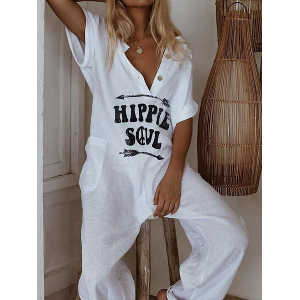 

women designer fashion jumpsuits summer brand letters printed short sleeve jumpsuits long pants womens casual loose jumpsuits, Black;white