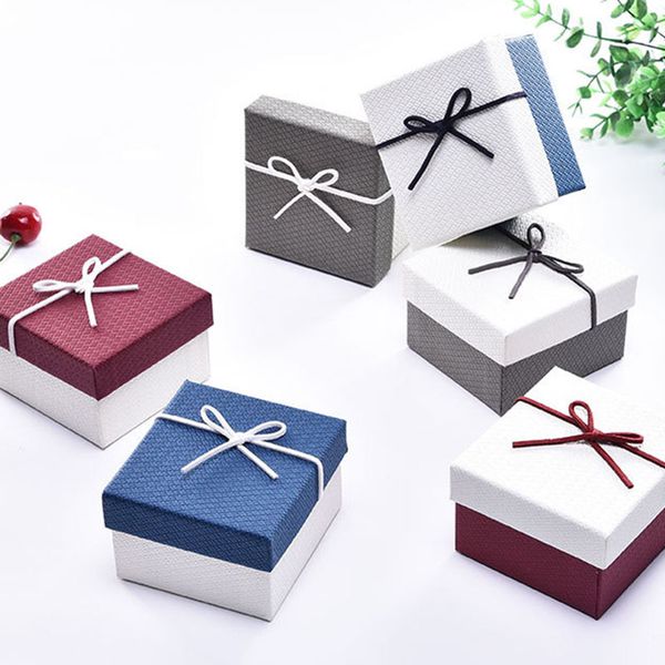 

gift watch bracelet box packaging jewelry durable bangle bowknot storage case msk66, Black;blue