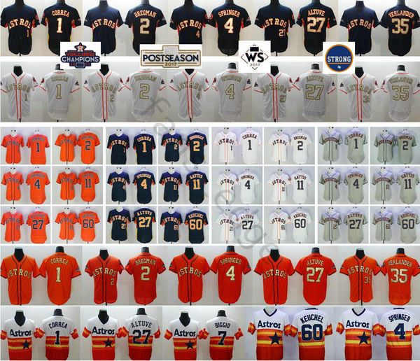 

Hou ton a tro 1 carlo correa jer ey 2 alex bregman 4 george pringer 27 jo e altuve 34 nolan ryan 35 ju tin verlander ba eball jer ey