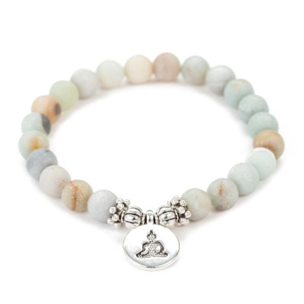 

women's bracelet gold matte lotus bracelet natural stone yoga jewelry women's jewelry exquisite gift, Black