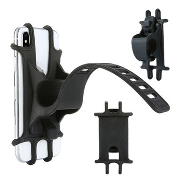 

Phone Holder Adjustable Motorcycle Bicycle Phone Mount Mobile Cell Phone Bracket Bike Handlebar Clip Stand GPS For iPhone Samsung