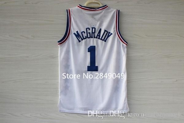 

#3 allen iverson tracy mcgrady 2003 basketball jersey embroidery stitched xs-xxl vest jerseys ncaa, Black;blue