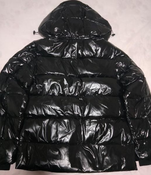 

2020 мужские дизайнерские куртки вниз толстые теплые с капюшоном письма печати повседневная зимняя куртка мужчины и женщины пуховик размер s, Black