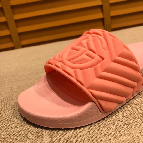 

19ss 2019 men flip flops beach flat sandals designer slippers summer shoes fashion slides rubber clogs zapatos hombre htg6, Blue;gray