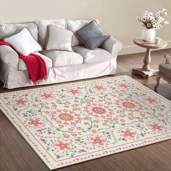 

usa pastoral flowers countryside fresh carpets rugs for home living room bedroom kitchen bedside pad 10 kinds size to choose