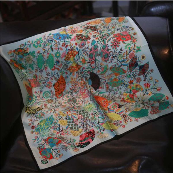 

new silk scarves pure silk "fan dance" scarf/silk scarf/professional scarf, Blue;gray