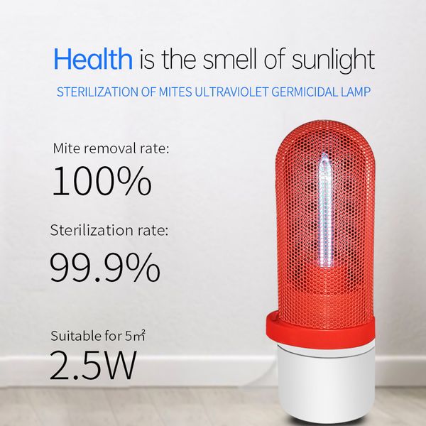 

portable rechargeable ultraviolet uv light tube bulb usb powered mites removal light 2.5w