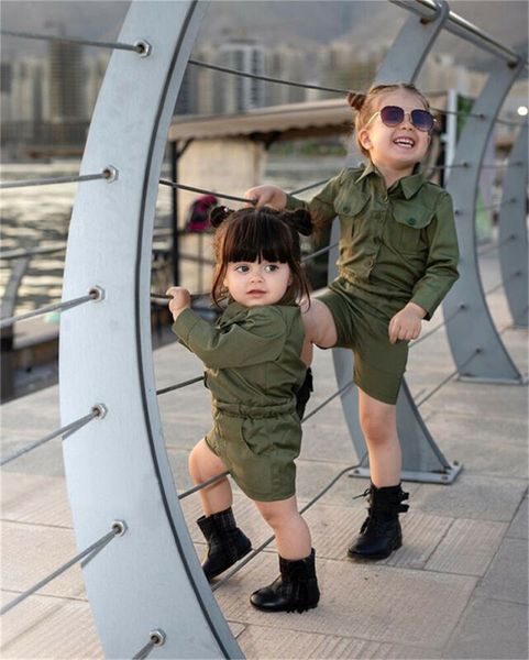 

toddler kids girls outfit playsuit jumpsuit romper shorts clothes sets, Camo