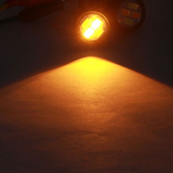 

12v auto led eagle eye waterproof daytime running lights drl fog warning park brake lamp