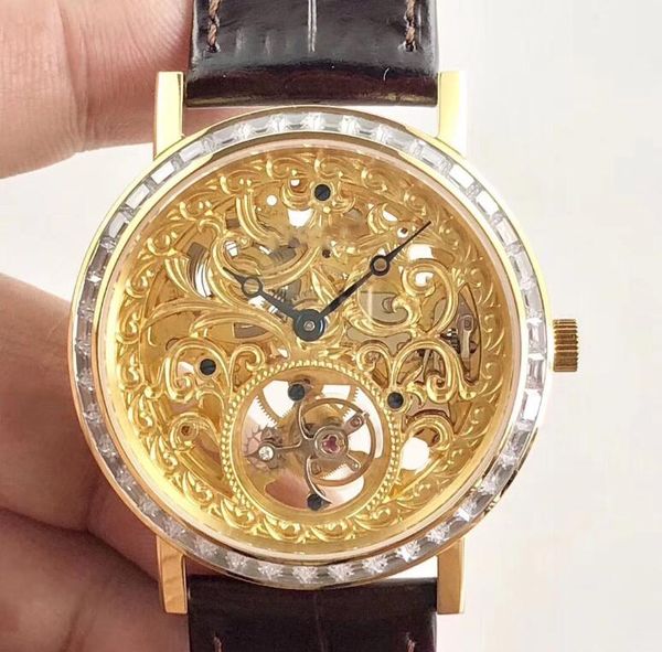

Bbr factory pia 40mm watch 316l teel ca e bracelet cal 8000k full diamond tourbillon 8 6mm thin hand winding mechanical movem