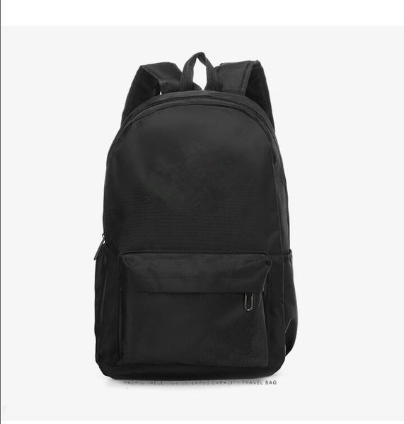 

2020 new dj2508 high capacity women men solid student backpack school shoulder zipper backpack handle bag