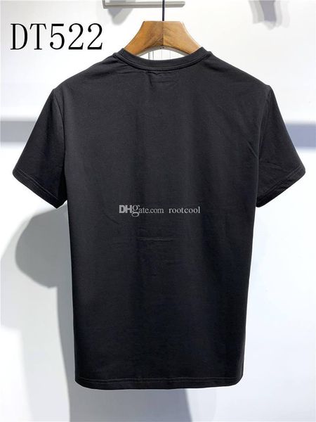 

ss20 new arrival d2 clothing men's t-shirts print street dress tees short sleeve -3xl dt522, White