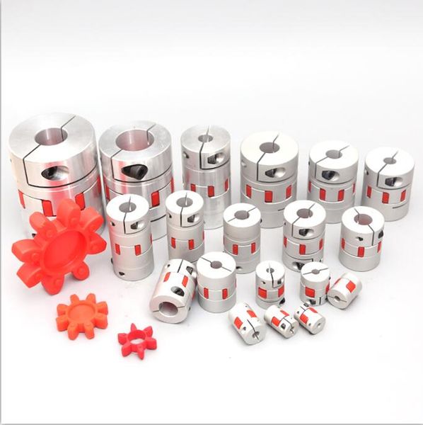 

small resilient spider coupling aluminium alloy coupler d25 mm l 30cnc servo stepper motor shaft coupler 3d printer plastic machine