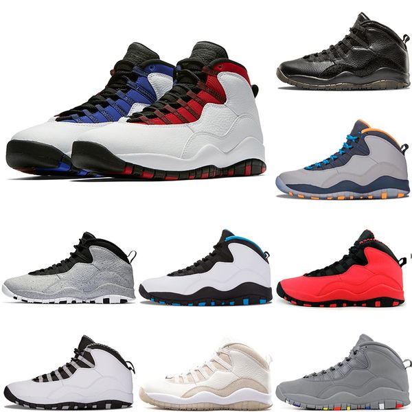 

10 10s tinker basketball shoes westbrook cement powder blue chicago bobcats white black new mens trainer athletic sports designer sneaker