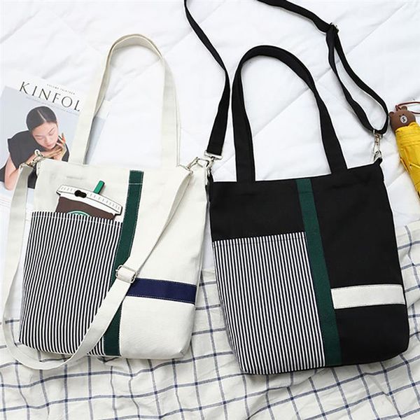 

new patchwork stripe pattern crossbody bag for girls ladies summer zipper shoulder messenger bag travel beach handbags