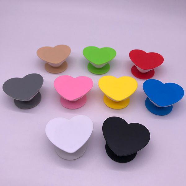 

красочные в форме сердца расширяемая подушка кронштейн универсальный палец кольцо ручка держатель 360 градусов вращения стенд стент для сото