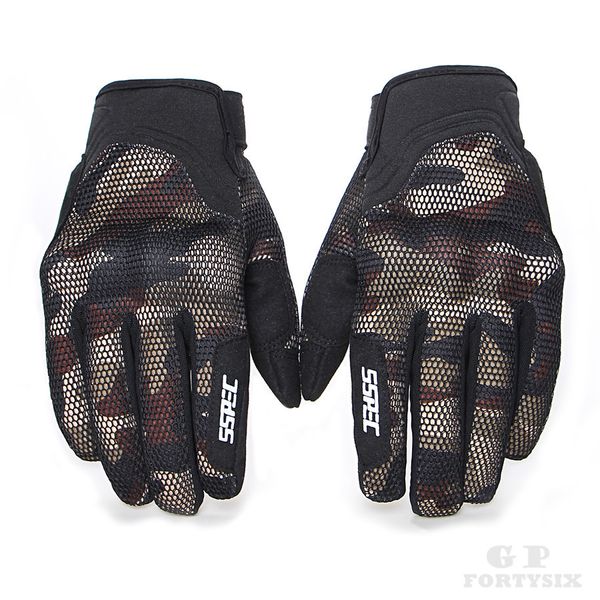 

men motorcycle gloves cycling racing summer motocross moto glove motorbike full finger touch screen motocicleta guantes luvas, Black