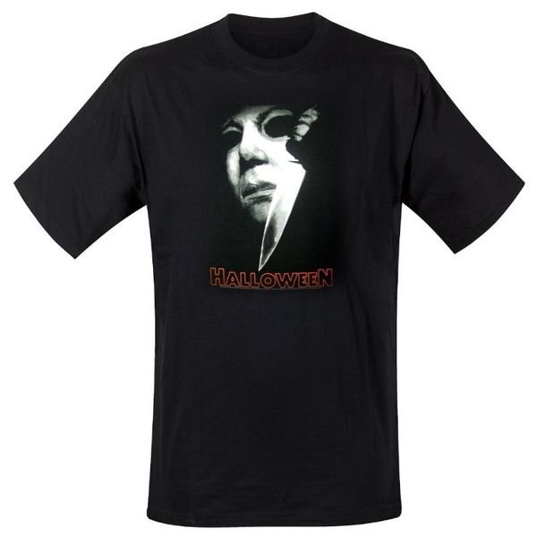 

2020 новая летняя футболка хэллоуин-футболка маска логотип мода футболка, White;black