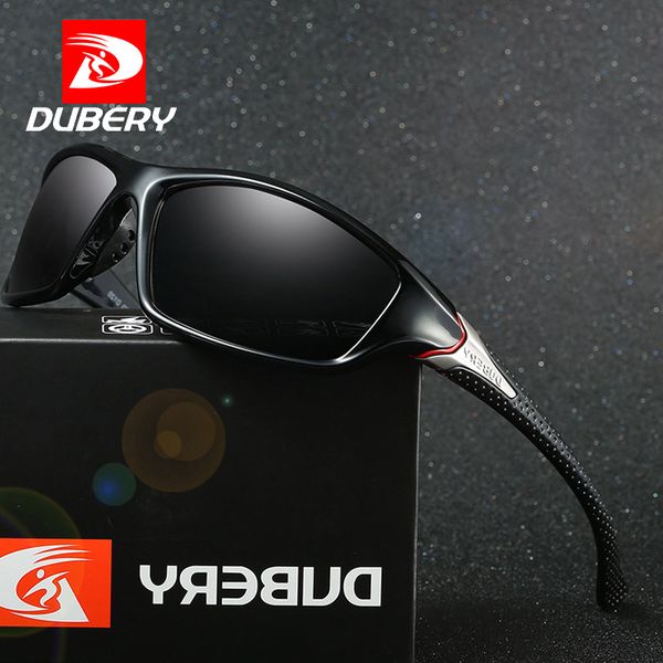 

dubery original brand design polarized sunglasses men night drive goggle glasses women mirror shades sun glasses 100% uv400 d120 y200420, White;black