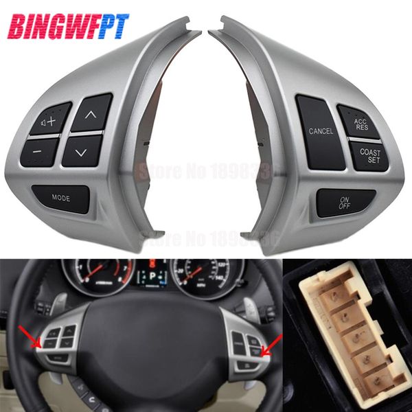 

cruise control switch steering wheel buttons for mitsubishi asx outlander xl 2007-2012 audio volume phone cruise car accessories