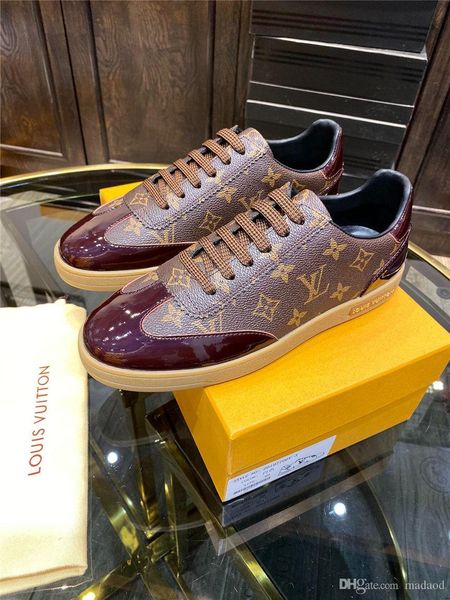 

18ss марка мужчины холст обувь классические кроссовки мужская обувь повседневная черный белый желтый мужчины цельнолитные обувь шнуровка ква, Black