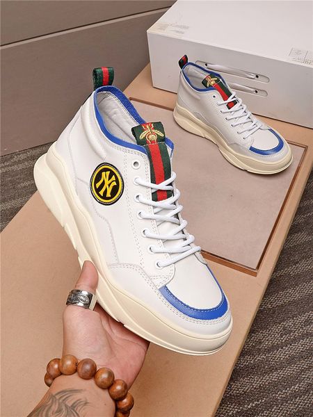 

luxury casual shoes summer men shoes men sneakers casual shoe breathable basket comfortable sport men platform shoes, Black