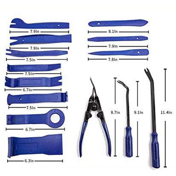 Freeshipping 30pcs / Set Painel Removal Tools Abrir Pry Kits Car traço porta Rádio guarnição Carros Universal Desmontagem Especial Repair Tool