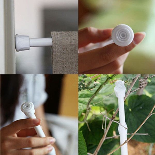 

carbon steel adjustable rod tension home bathroom curtain extensible rod hanger