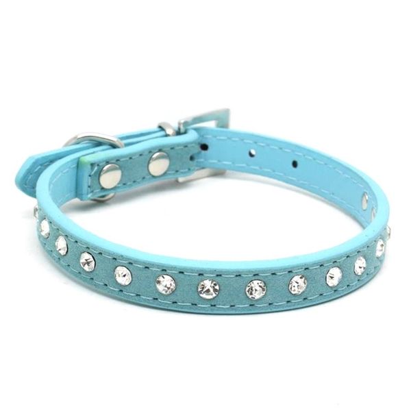

small cats collars dogs kitten rhinestone accessories for pets breakaway collars chihuahua collier pour chat animaux reglable other cat supp