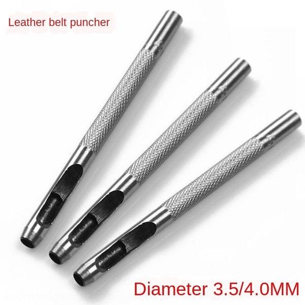 

twazm 3.5-4.0mm puncher 3.5-4.0mm machine instructions drilling machine instructions electroplated oil-round hole pattern belt punch be, Slivery;black