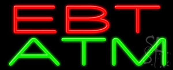 

factory custom eat atm led glass tube neon signs lamp lights l advertising display bar decoration sign metal frame 17'' 20'&#
