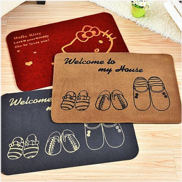 

the cartoon land pad home doormat mat lobby kitchen water uptake cushion bathroom non-slip bedroom carpet kids room