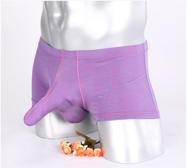 

мужская пуля разделение сексуальный полиэстер хлопок боксер слон нос нижнее белье jj boxer мужское бесшовное нижнее белье, Black;white