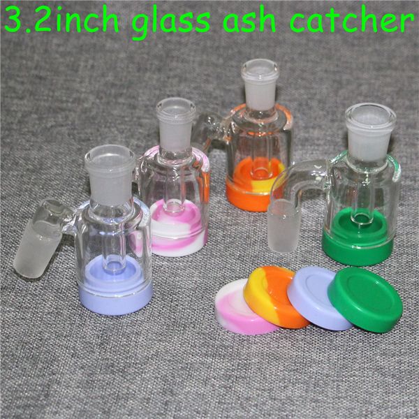 Glass Reclaim Catcher Adapter 14mm 18mm männliche Frau 45 90 Rauchzubehör mit Reclaimer Dome Nail Ash Catchers Adapter für Wasserbongs DAB Rigs