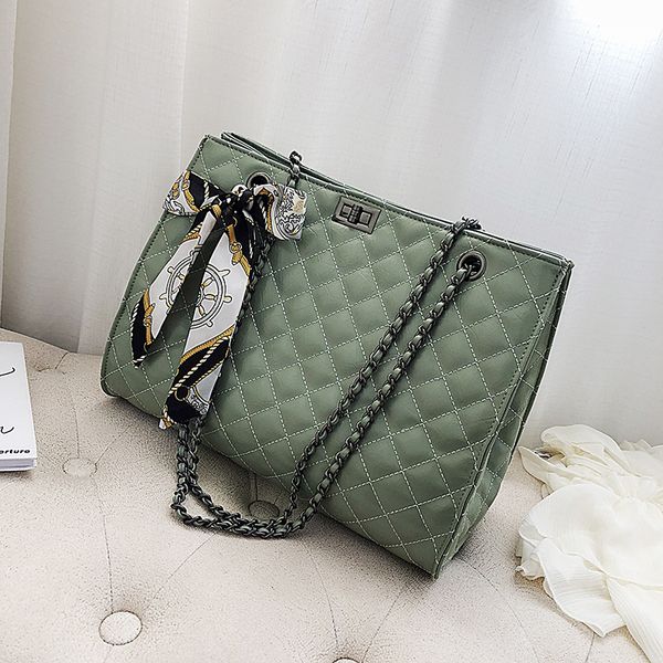 

women's shoulder bags diagonal bags fashion classic women's large capacity shoulder lingge handbags