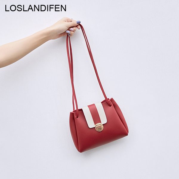 

women handbags famous designer shoulder crossbody retro pu bucket shopping bag split cover lock drawstring bags bolsa 6h0072
