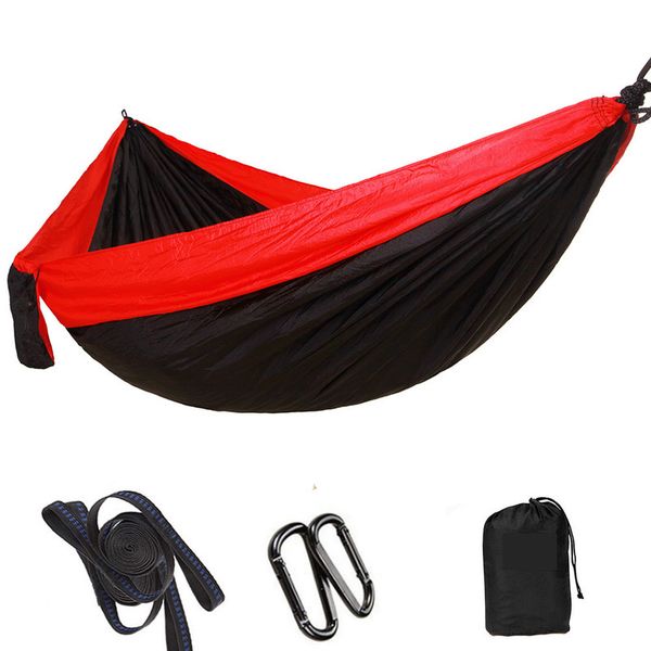 

300*200 cm stong portable hammock double person nylon outdoor camping survival hammock swing hunting hanging sleeping chair