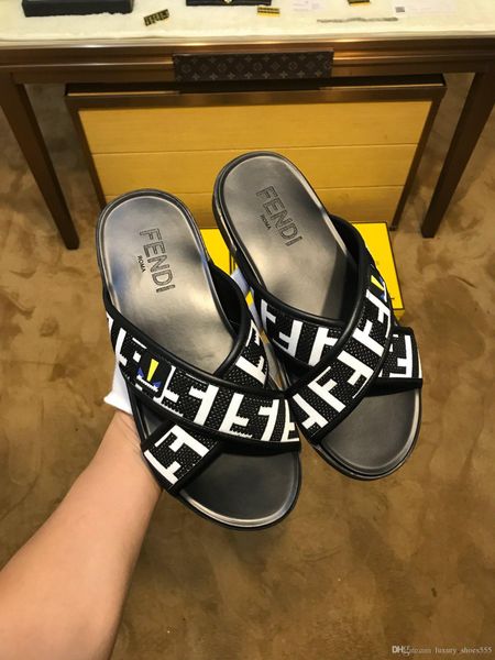 

2020 latest black leather casual slippers men casual shoes fashion trend comfortable shoe size 38-45 type 39745400570