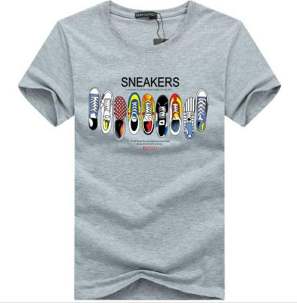 

роскошные дизайнерские футболки мужские футболки высокое качество новая мода прилив обувь печатных мужчин футболка футболки топы мужчины фут, White;black