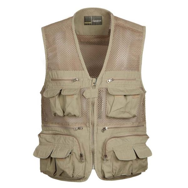 

fashion summer vest men pocket mesh vest cotton sleeveless jacket casual waistcoats v-neck man clothing plus size 4xl, Black;white