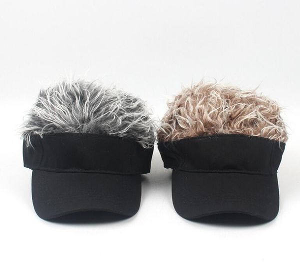 Fake Hair Wig Design Caps Men S Women S Toupee Funny Hair Baseball