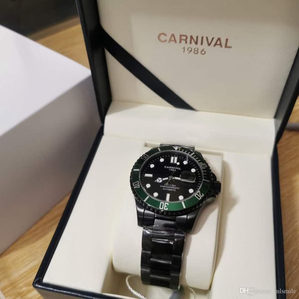 

2020 41mm stainless steel solid clasp automatic movement 2813 mechanical watch men big date president mens butterfly buckle watches, White;golden