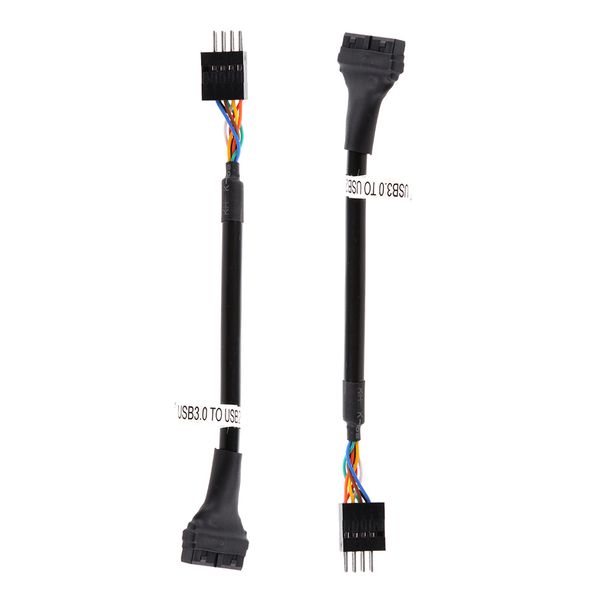 

2xusb3.0 20 pin female to male usb2.0 9 pin motherboard adapter cable